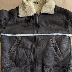 Shearling, sheepskin coat mens, size 60 Maddox